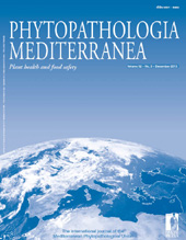Fascicule, Phytopathologia mediterranea : 52, 3, 2013, Firenze University Press