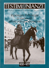 Article, Roma e Firenze : se in mostra è il Segretario fiorentino, Associazione Testimonianze