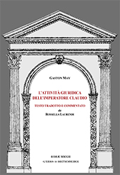 E-book, L'attività giuridica dell'imperatore Claudio, "L'Erma" di Bretschneider