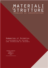 Fascicolo, Materiali e strutture : problemi di conservazione : 3, 1, 2013, Edizioni Quasar