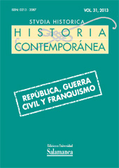 Fascicule, Studia historica : historia contemporánea : 31, 2013, Ediciones Universidad de Salamanca