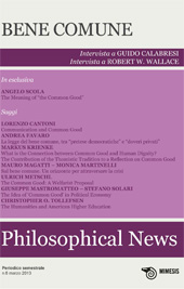 Article, The Idea of Common Good in Political Economy, Mimesis Edizioni