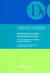 E-book, Orientaciones actuales del derecho mercantil : IV Foro de Magistrados y Profesores de derecho mercantil, Marcial Pons Ediciones Jurídicas y Sociales