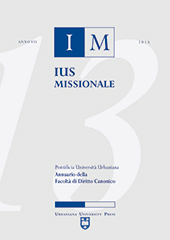 Article, Ordini minori e ministeri nella legislazione ecclesiale, Urbaniana university press