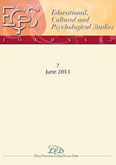 Fascicule, ECPS : journal of educational, cultural and psychological studies : 7, 1, 2013, LED