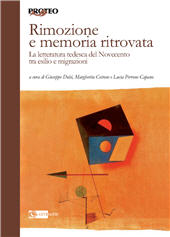 eBook, Rimozione e memoria ritrovata : la letteratura tedesca del Novecento tra esilio e migrazioni, Artemide