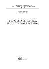 E-book, L'idoneità psicofisica del lavoratore pubblico, Bononia University Press