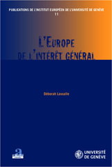 E-book, L'Europe de l'intérêt général, Academia