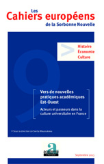 E-book, Vers de nouvelles pratiques académiques Est-Ouest : Acteurs et passeurs dans la culture universitaire en France, Academia