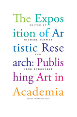 E-book, The Exposition of Artistic Research : Publishing Art in Academia, Amsterdam University Press