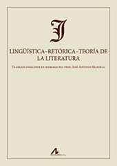 E-book, Lingüística, retórica, teoría de la literatura : trabajos ofrecidos en memoria del profesor José Antonio Mayoral, Arco/Libros