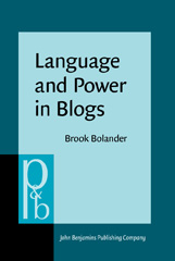E-book, Language and Power in Blogs, Bolander, Brook, John Benjamins Publishing Company