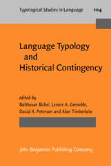 E-book, Language Typology and Historical Contingency, John Benjamins Publishing Company