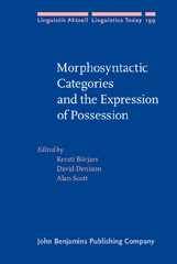 E-book, Morphosyntactic Categories and the Expression of Possession, John Benjamins Publishing Company