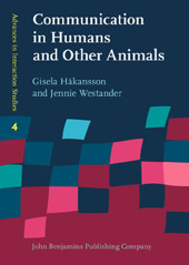 E-book, Communication in Humans and Other Animals, Håkansson, Gisela, John Benjamins Publishing Company