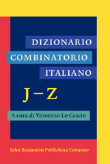 E-book, Dizionario Combinatorio Italiano, John Benjamins Publishing Company