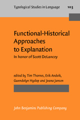 E-book, Functional-Historical Approaches to Explanation, John Benjamins Publishing Company