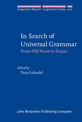 E-book, In Search of Universal Grammar, John Benjamins Publishing Company