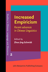 E-book, Increased Empiricism, John Benjamins Publishing Company