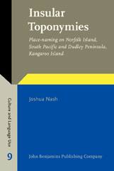 E-book, Insular Toponymies, Nash, Joshua, John Benjamins Publishing Company