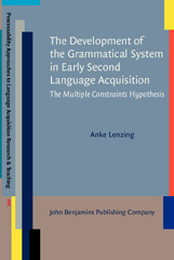 eBook, The Development of the Grammatical System in Early Second Language Acquisition, John Benjamins Publishing Company