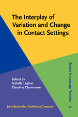 eBook, The Interplay of Variation and Change in Contact Settings, John Benjamins Publishing Company