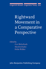 E-book, Rightward Movement in a Comparative Perspective, John Benjamins Publishing Company