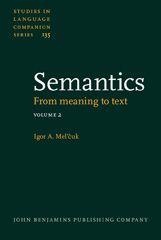 eBook, Semantics, Mel'čuk, Igor, John Benjamins Publishing Company