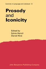eBook, Prosody and Iconicity, John Benjamins Publishing Company