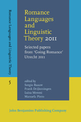 E-book, Romance Languages and Linguistic Theory 2011, John Benjamins Publishing Company