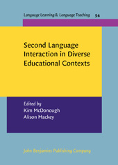 Second Language Interaction in Diverse Educational Contexts - Mackey ...