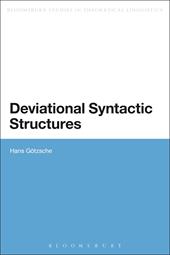 E-book, Deviational Syntactic Structures, Bloomsbury Publishing