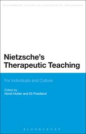 eBook, Nietzsche's Therapeutic Teaching : For Individuals and Culture, Bloomsbury Publishing