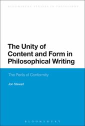 E-book, The Unity of Content and Form in Philosophical Writing : The Perils of Conformity, Bloomsbury Publishing