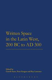 E-book, Written Space in the Latin West, 200 BC to AD 300, Bloomsbury Publishing