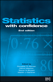 E-book, Statistics with Confidence : Confidence Intervals and Statistical Guidelines, BMJ Books
