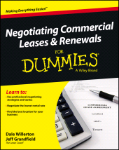 E-book, Negotiating Commercial Leases & Renewals For Dummies, For Dummies