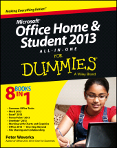 E-book, Microsoft Office Home and Student Edition 2013 All-in-One For Dummies, For Dummies