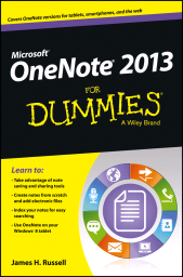 E-book, OneNote 2013 For Dummies, For Dummies
