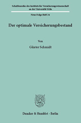 E-book, Der optimale Versicherungsbestand., Duncker & Humblot