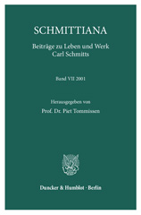 eBook, SCHMITTIANA. : Beiträge zu Leben und Werk Carl Schmitts, Duncker & Humblot