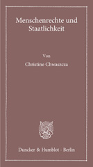 eBook, Menschenrechte und Staatlichkeit., Duncker & Humblot