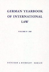 E-book, German Yearbook of International Law - Jahrbuch für Internationales Recht : Vol. 28 (1985), Duncker & Humblot