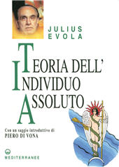 E-book, Teoria dell'individuo assoluto, Evola, Julius, Edizioni mediterranee