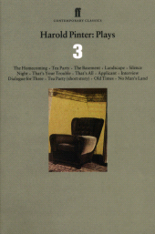 E-book, Harold Pinter Plays 3 : The Homecoming; Old Times; No Man's Land, Faber & Faber