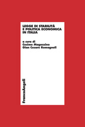 eBook, Legge di stabilità e politica economica in Italia, Franco Angeli