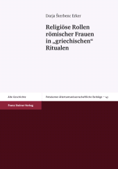 E-book, Religiöse Rollen römischer Frauen in "griechischen" Ritualen, Franz Steiner Verlag GmbH