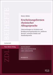E-book, Erscheinungsformen rheinischer Alltagssprache : Untersuchungen zu Variation und Kookkurrenzregularitäten im "mittleren Bereich" zwischen Dialekt und Standardsprache, Franz Steiner Verlag GmbH