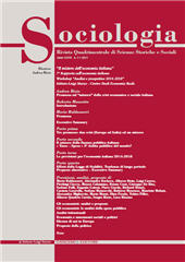 Heft, Sociologia : rivista quadrimestrale di scienze storiche e sociali : XLVII, 3, 2013, Gangemi