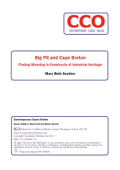 E-book, Big Pit and Cape Breton : Finding Meaning in Constructs of Industrial Heritage, Goodfellow Publishers